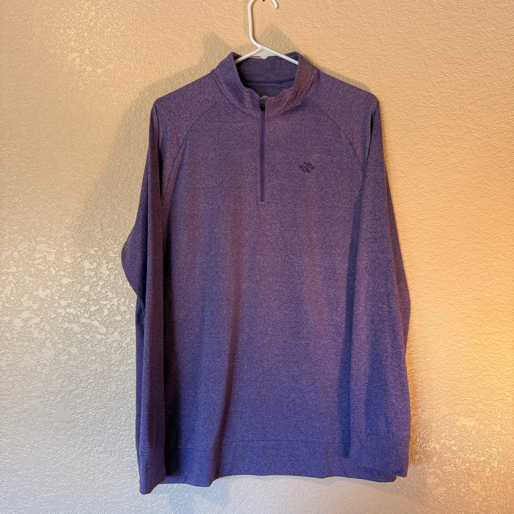 Purple Quarter-Zip Pullover